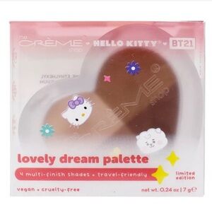 Hello Kitty BT21 Heart Palette - lovely dream palette new